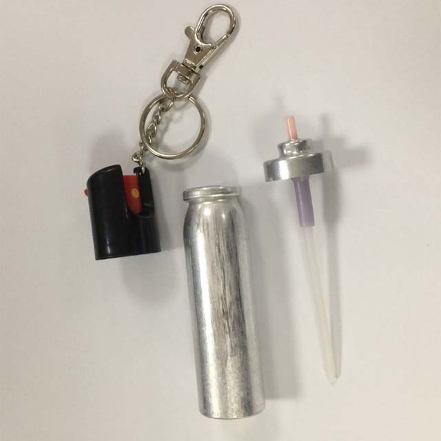 Válvula de spray de pimenta de autodefesa e atuador